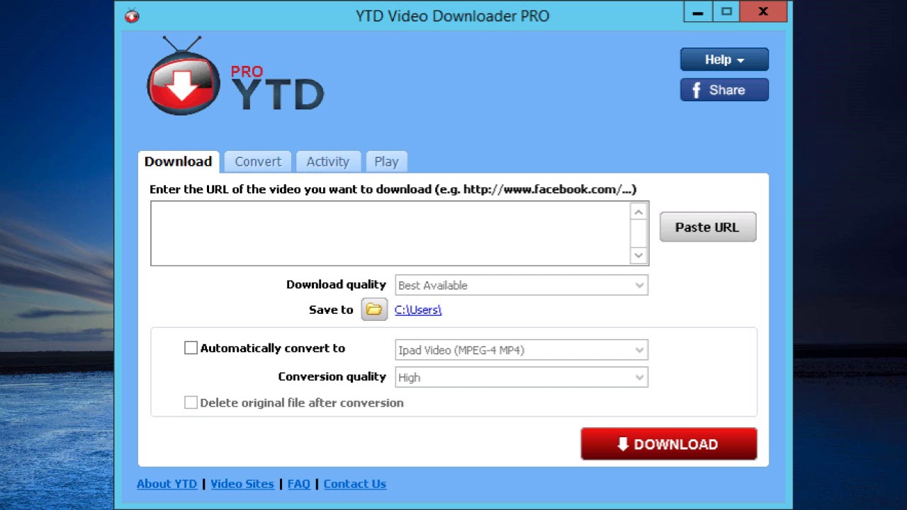 ytd free youtube downloader for windows 10